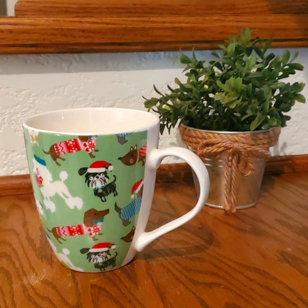 Pfaltzgraff Christmas Dog Coffee Mug